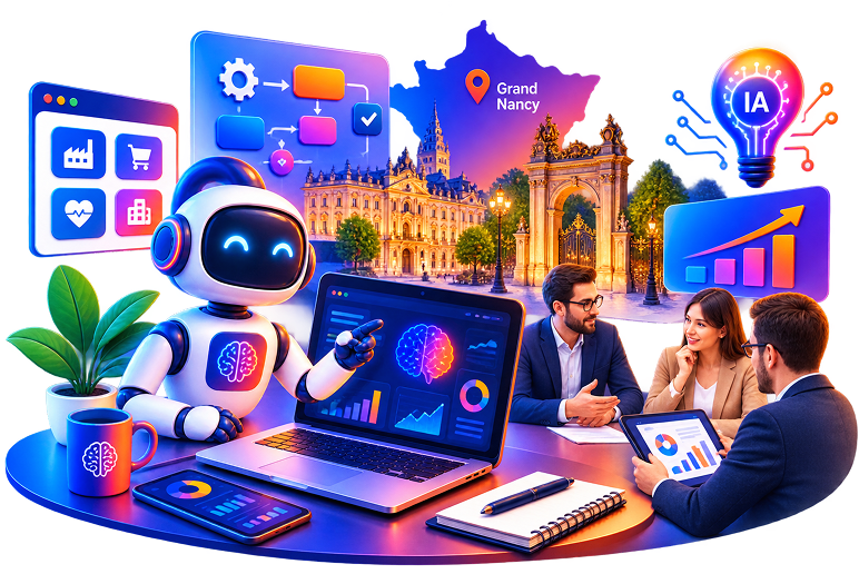 Intelligence artificielle pour les entreprises du Grand Nancy : guide pratique 2026